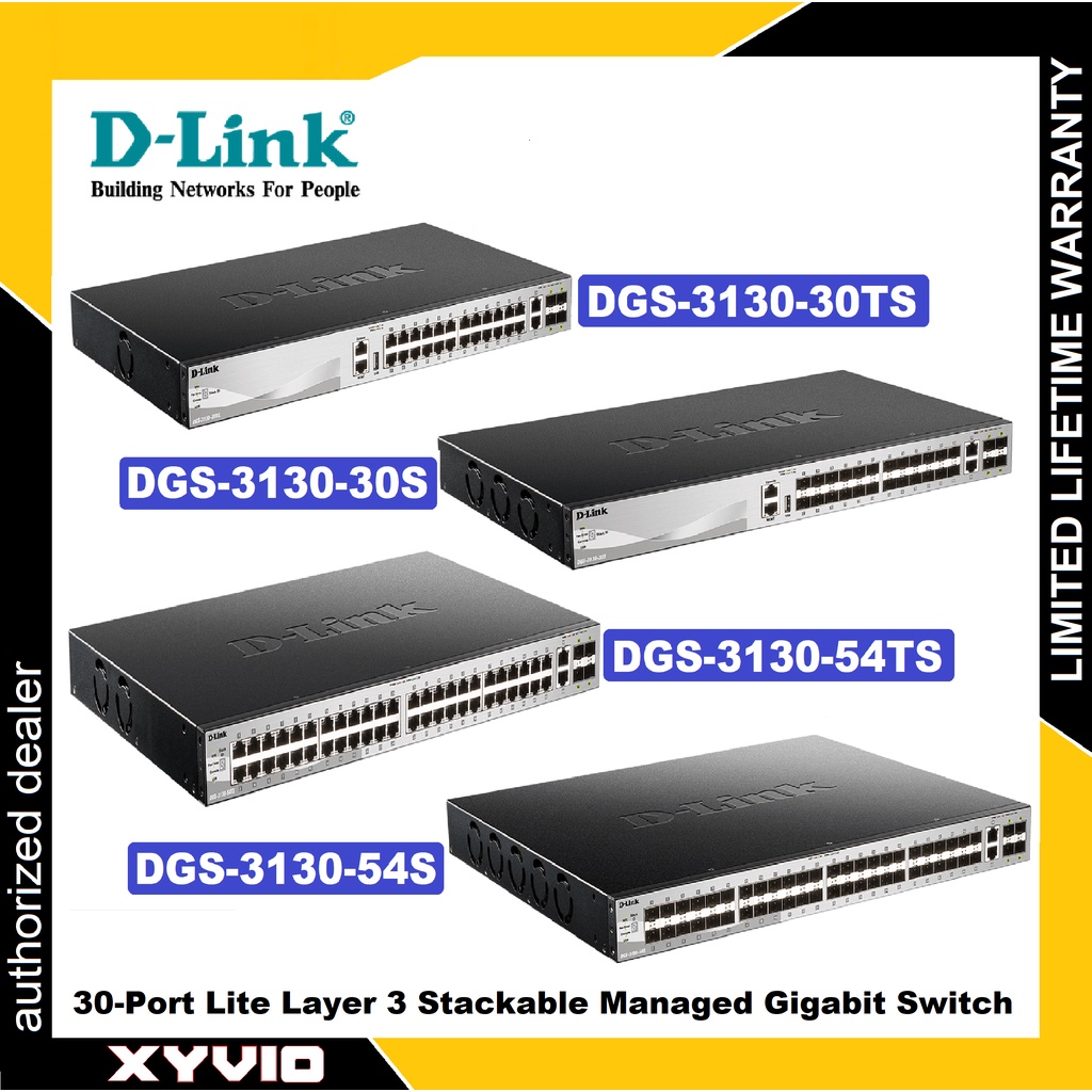 D-LINK DGS-3130-30TS / DGS-3130-30S / DGS-3130-54TS / DGS-3130-54S / DGS-3130-30PS / DGS-3130-54PS M