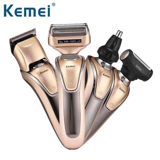 สุดคุ้ม!!! เครื่องตัดผม Kemei KM-1622 4ฟังก์ชั่นในเครื่องเดียว โกนหนวด พร้อมเป็นปัตตาเลี่ยนตัดผมได้ กำจัดขนจมูกและขนรูหู