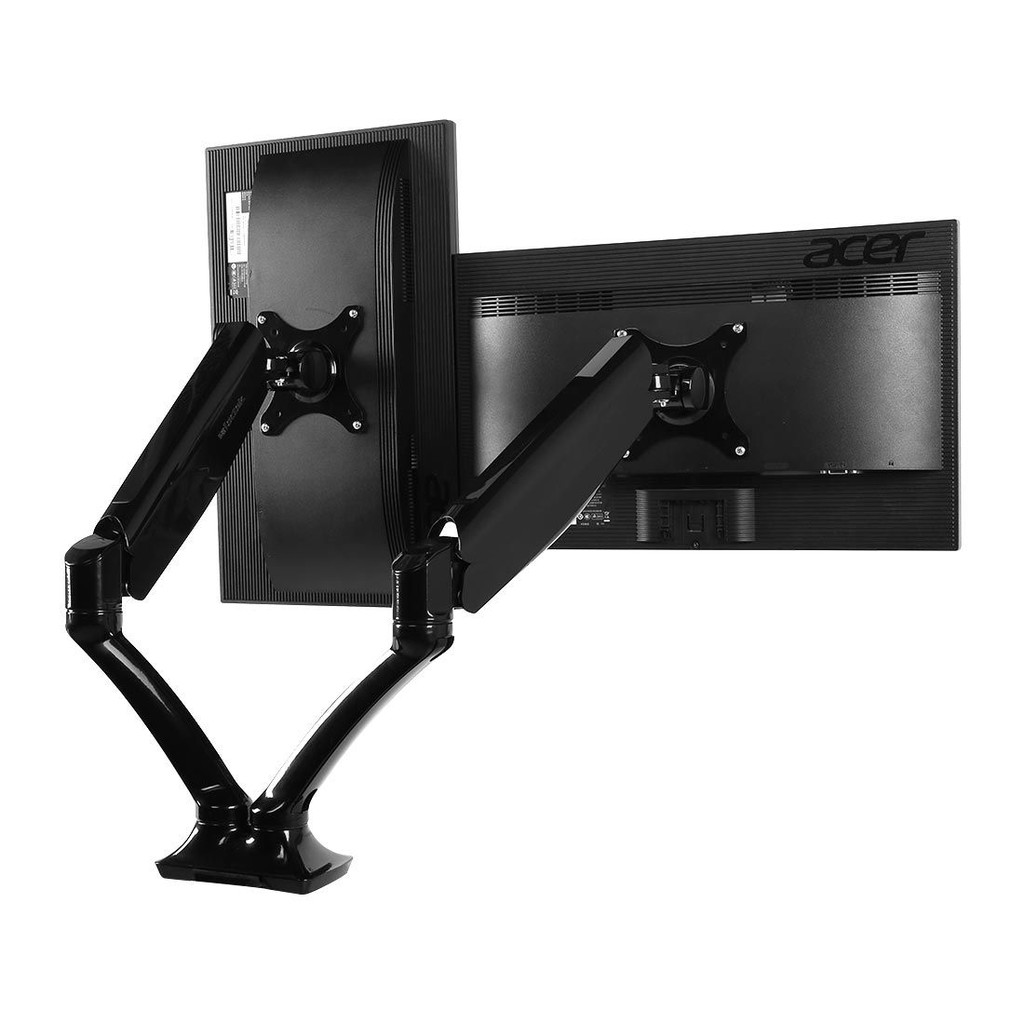 FlexiSpot Dual Monitor Arm (F7D Black) Shopee Thailand