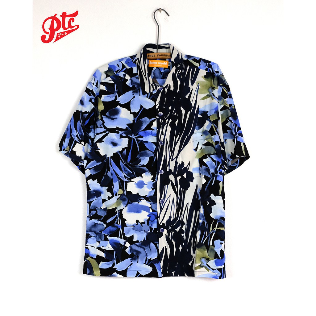 เสื้อฮาวาย JAMS WORLD / STARRY NIGHT 100% RAYON MADE IN HAWAII,USA