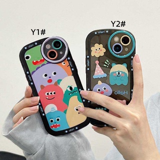 เคสโทรศัพท์ซิลิโคน แบบนิ่ม ลายการ์ตูนมอนสเตอร์ สําหรับ VIVO Y33S Y21T Y21S Y33S Y11 Y12 Y15 Y17 Y12S Y12A Y15S Y15A Y20S Y20i Y19 Y91C Y30 Y50 Y51 S1 HOSTR