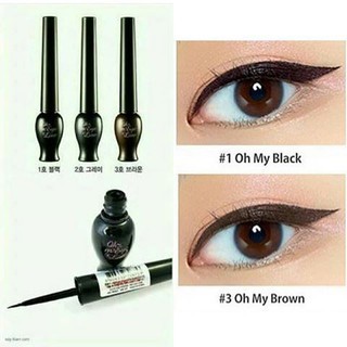 Etude House Oh My Eye Liner อายไลเนอร์หัวจิ้มจุ่มตัวดัง / รูปที่ 4