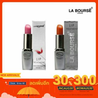 ลาบูสส์ ลิป ทรีทเม้นท์ คอลลาเจน วิตามินอี บำรุง La Bourse LIP TREATMENT COLLAGEN &amp; VITAMIN E 3.45g.