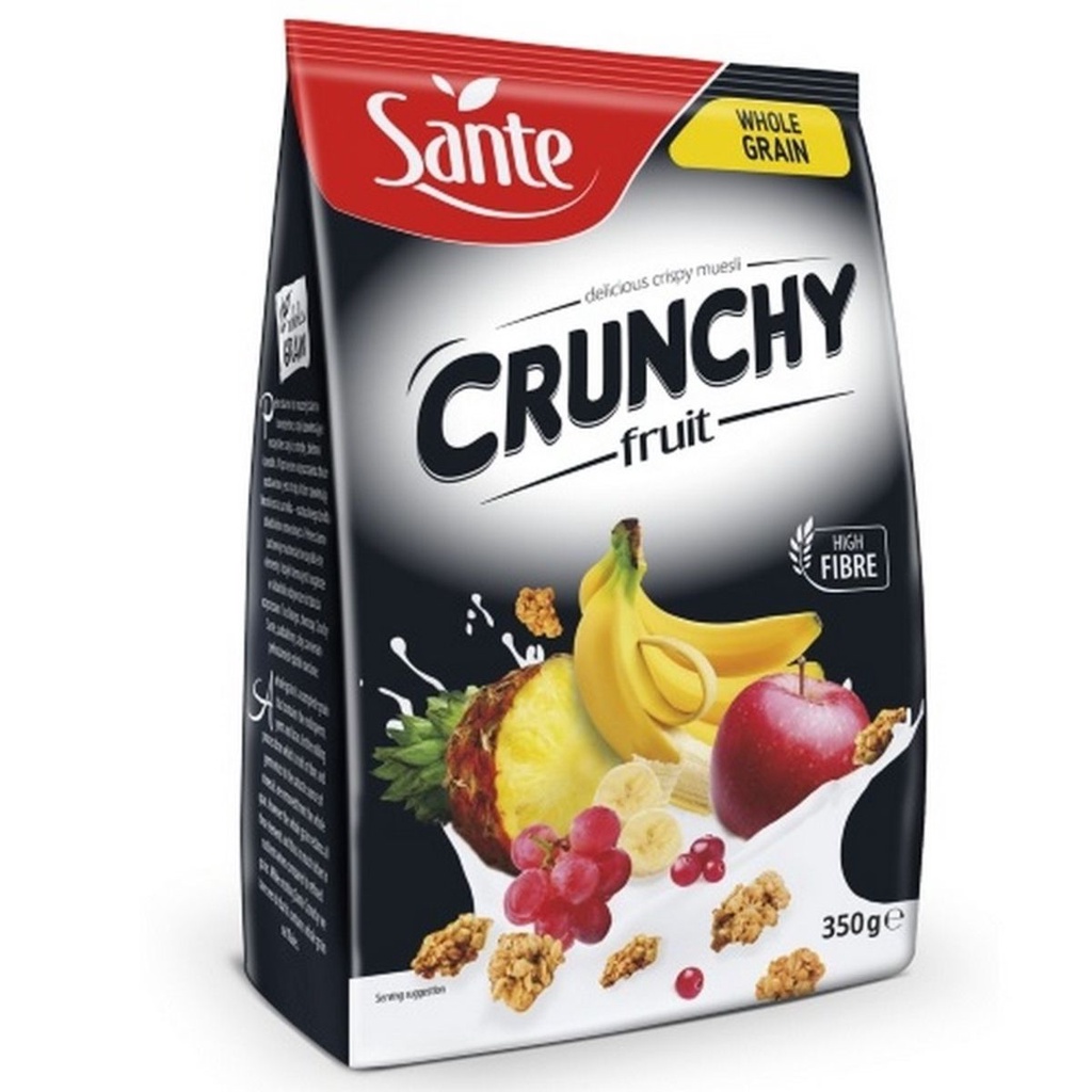 Sante Crunchy Fruit Oat Flakes 350g แซนเต้ ฟรุต กรุบซ์ 350 กรัม ผลไม้กรุบกรอบ