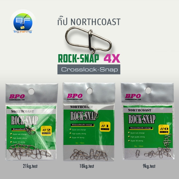 กิ๊ป Northcoast Rock-Snap ความแข็ง 4X