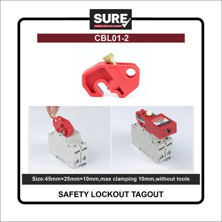 Suresafe Circuit Breaker Lockout ตัวล็อคเบรกเกอร์แบบมือหมุน CBL01-2