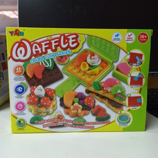 แป้งโดว์ เวเฟอร์ Waffle 5 สี ปลอดภัยสำหรับเด็ก