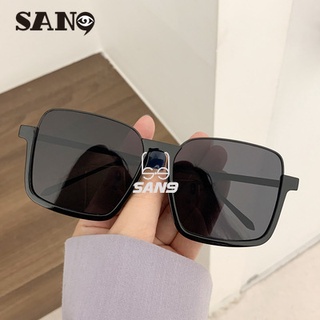 【Support wholesale】COD (San9) Korean Retro Square Metal Frame Sunglasses Women