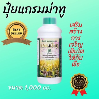 แกรมม่าทู 1 ลิตร (1ขวด) ปุ๋ยน้ำ สูตรเร่งการเจริญเติบโต  เป็นกรดอะมิโนปุ๋ยเคมี ธาตุอาหารรอง