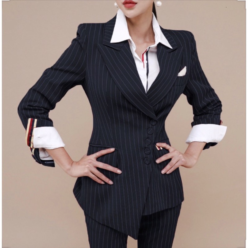 PREMIUM STRIPED BLAZER RM17 (LIVE LOCK เท่านั้น)