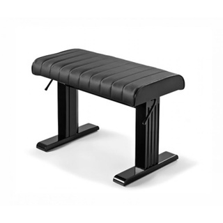 เก้าอี้เปียโน Discacciati piano bench 811 Hydrolic - black high polished - black real leather seat