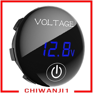 ( Chiwanji 1 ) เครื่องวัดโวล์ตมิเตอร์ Led  36 มม . Dc 5 V - 48 V กันน้ํา สําหรับรถยนต์ Rv