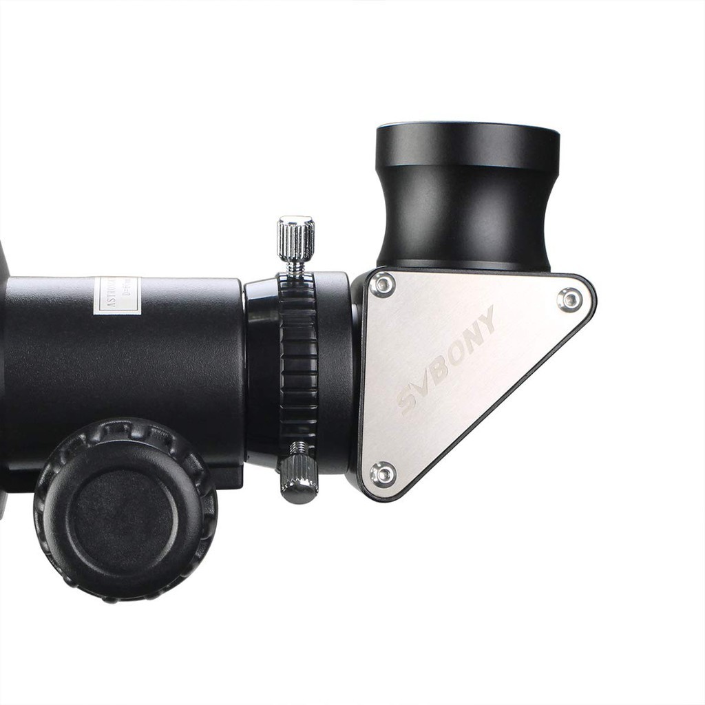 SVBONY SV188 ซีนิธ มิร์เรอร์อะแดปเตอร์แนวทแยง1.25 นิ้ว 90 องศา สร้างภาพโลหะทั้งตัวสำหรับกล้องโทรทรรศน์หักเห