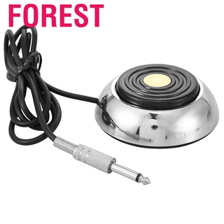 👍👍Stainless Steel Round Tattoo Foot Pedal Switch Tattoo Machine Accessory