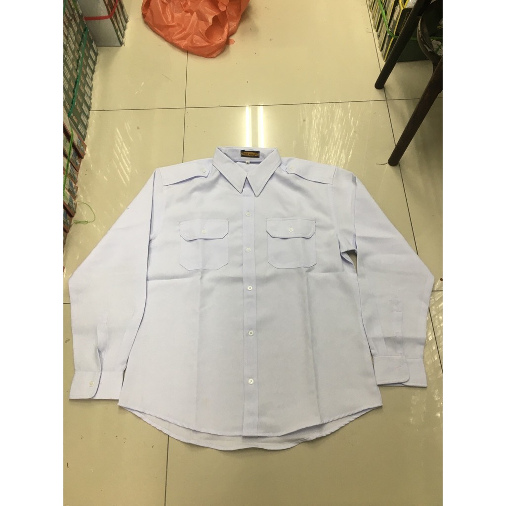 เสื้อคนขับสีขาวแขนยาวผ้าโทเร
