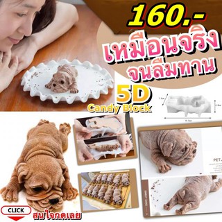 บล็อคทำขนมซิลิโคนน้องสุนัข 5D / Printed Silicone Dog Treats