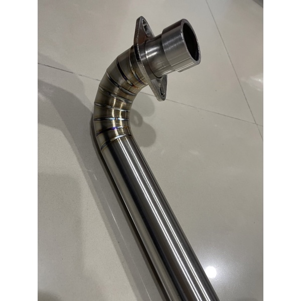 คอ ข้อต่อ 32-38 wave125 วาฬ และ wave125 Led กรวยบานสุด 43 ใส่ปลายเดิม เลส 304 ผิวปัดด้าน - รูปที่ 4