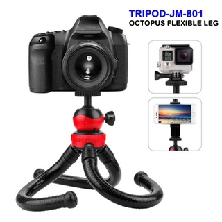 Octopus JM-801 Flexible Tripod For Cameras, Gopro, สมาร์ทโฟน