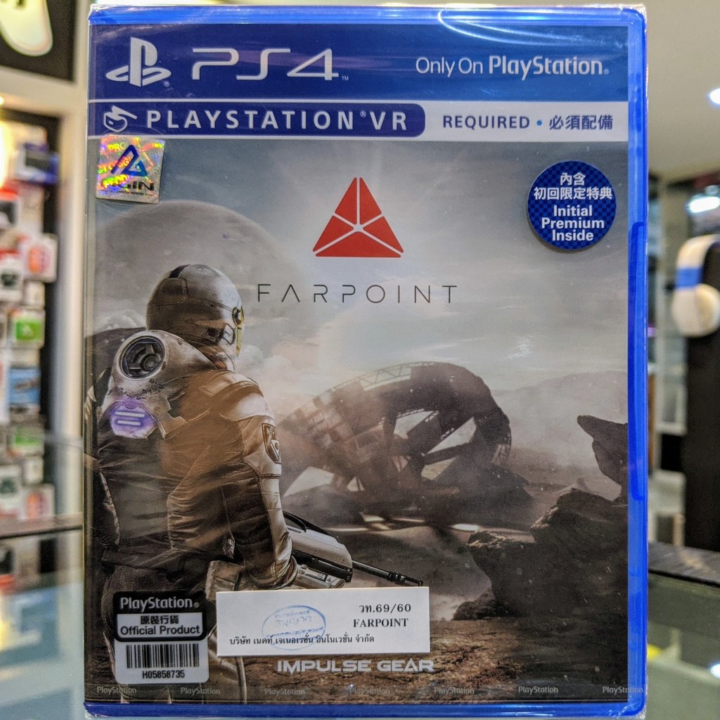 (ภาษาอังกฤษ) มือ1 Farpoint แผ่นเกม PS4 แผ่นPS4 (PS VR Required Aim Controller Compatible)