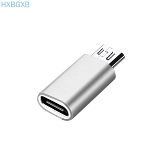 ( Hxbg ) อะแดปเตอร์แปลง Type - C Female To Micro Usb 3 . 0 Usb - C แบบอลูมิเนียมอัลลอยด์