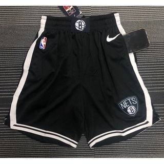 hot pressed nba Brooklyn Nets black basketball shorts