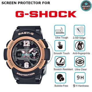 Casio G-Shock BGA-210-1B Series 9H ฟิล์มกระจกนิรภัยกันรอยหน้าจอนาฬิกา BGA210