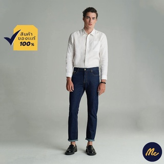 Mc JEANS กางเกงยีนส์ผู้ชาย กางเกงยีนส์ แม็ค แท้ ผู้ชาย ขาเดฟ ริมแดง (MC RED SELVEDGE) สียีนส์ ทรงสวย ใส่สบาย MAIZ014