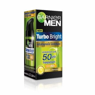 GARNIER MEN การ์นิเย่ เมน เซรั่ม เทอร์โบ ไบรท์ สปอตเลส เอสพีเอฟ 50+ 40 มล.