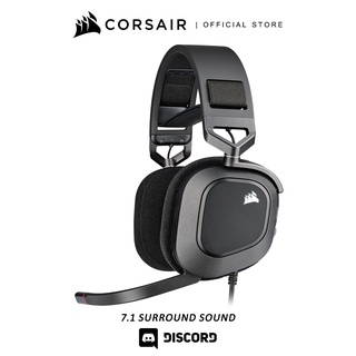 CORSAIR Headset HS80 RGB USB Wired Gaming Headset — Carbon