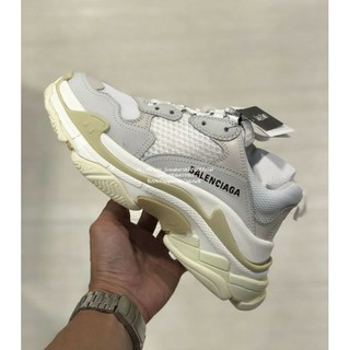 🤓Balenciaga Triple S Trainer White Tan 