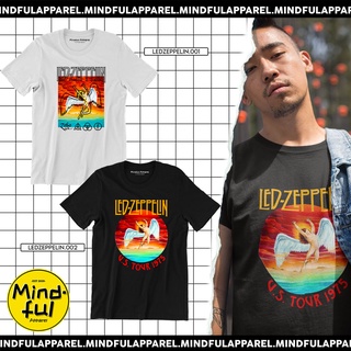 LED ZEPPELIN GRAPHIC TEES | MINDFUL APPAREL T-SHIRTเสื้อยืด