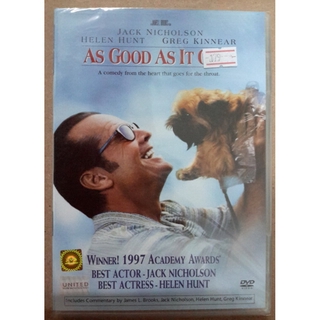 (DVD) As Good as It Gets (1997) เพียงเธอ...รักนี้ดีที่สุดแล้ว (บรรยายไทย)