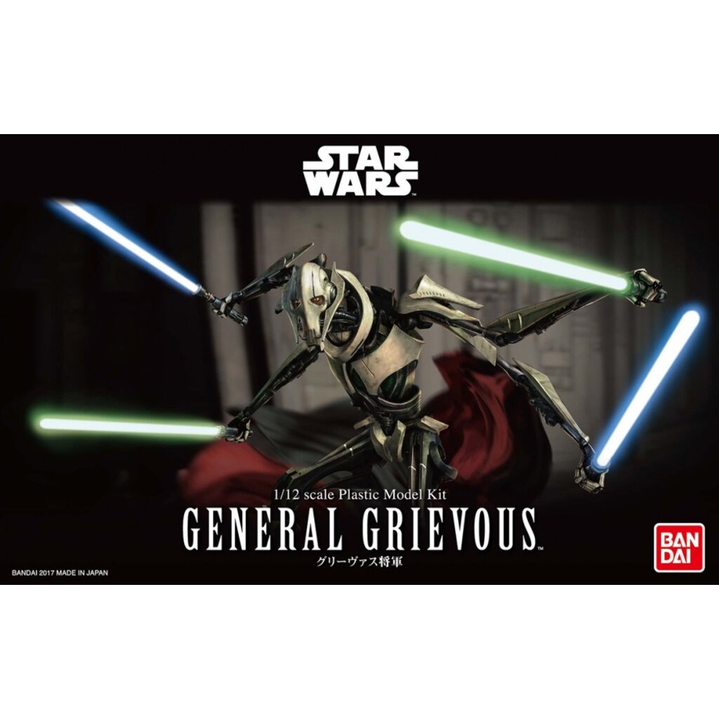 Bandai 4573102638496 1/12 GENERAL GRIEVOUS โมประกอบ