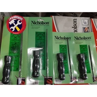 ตะไบ สามเหลี่ยม 4”,5”,6”,7” พร้อมด้าม ราคา/กล่อง 12ชุด Nicholson ขายส่งตะไบ
