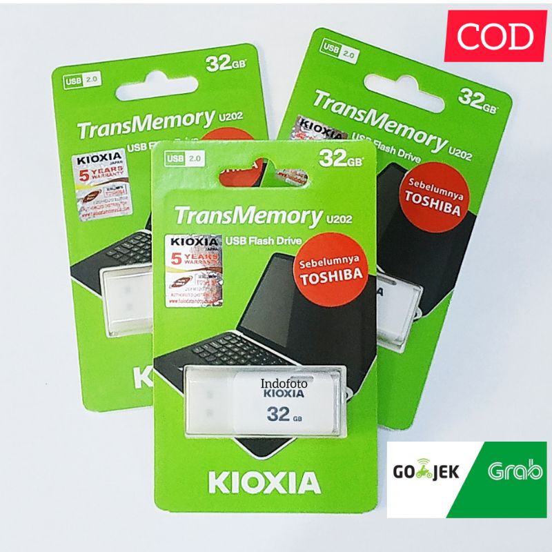 Kioxia Flashdisk 32 GB แฟลชไดรฟ์ usb ดั้งเดิม kioxia 32Gb ของแท้