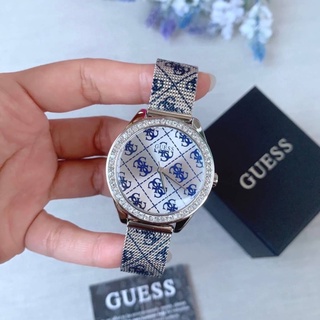 (ผ่อน0%) นาฬิกา Guess Watch For Women W1279L1 ✔️ขนาดหน้าปัด 36.5 mm สแตนเลส สีเงิน