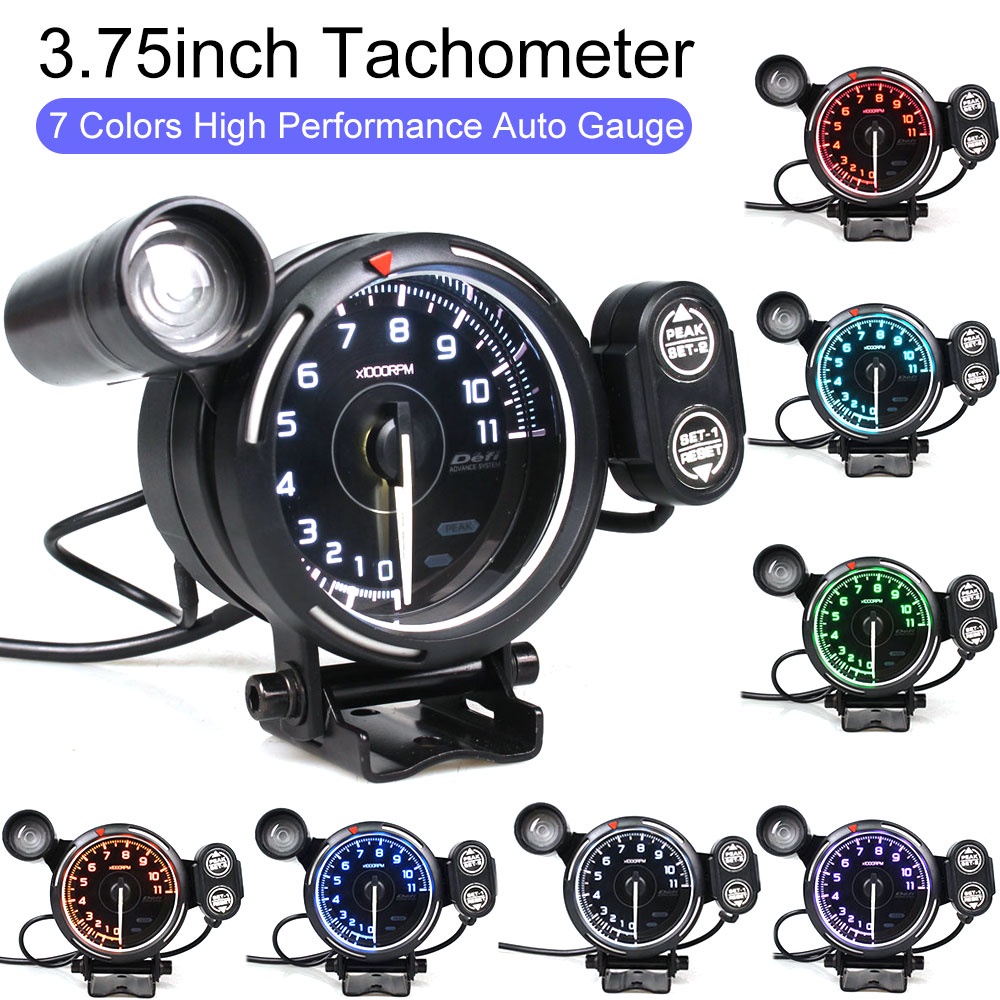 A1 Defi Style Meter RPM 80mm / Defi Gauge Tachometer ( 7 สี )
