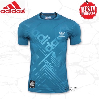 สินค้าพร้อมส่ง เสื้อกีฬาคอกลมแขนสั้นAd71 เสื้อใส่วิ่ง เสื้อออกกำลังกายผู้ชาย ผู้หญิง สวมใส่สบาย