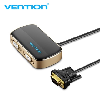 Vention 1 in 2 out Switcher VGA Video Adapter 1080P for Laptop Desktop Monitor DBC