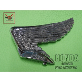 HONDA C92 C95 CA92 CA95 CB92 TOP WING HEADLIGHT VISOR // โลโก้ ปีกนก เจาะแก๊ปไฟหน้า สินค้าคุณภาพดี