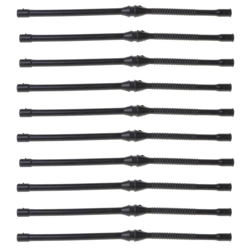 WER 10X ท่อท่อน้ํามันเชื้อเพลิงสีดําสําหรับลูกโซ่ 4500 5200 5800 45cc 52cc MT-9999