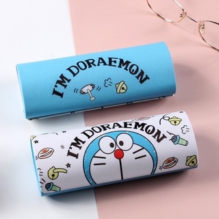 DOREMON กล่องแว่น กล่องแว่นตา GLASSES CASE   ทรงใหม่  ลาย โดเรม่อน DOREMON  SKY BIG 1   ตลับแว่น ฝาปิด (แม่เหล็ก)  8118