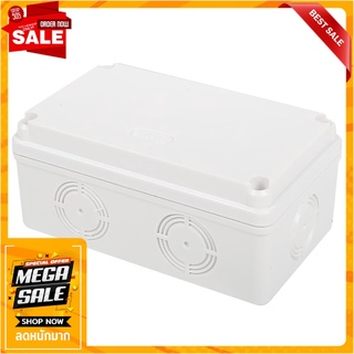 กล่องพลาสติกกันน้ำ ELEKTRA 2X4 นิ้ว สีขาว กล่องพักสายไฟ WATERPROOF JUNCTION BOX ELEKTRA 2X4" WHITE