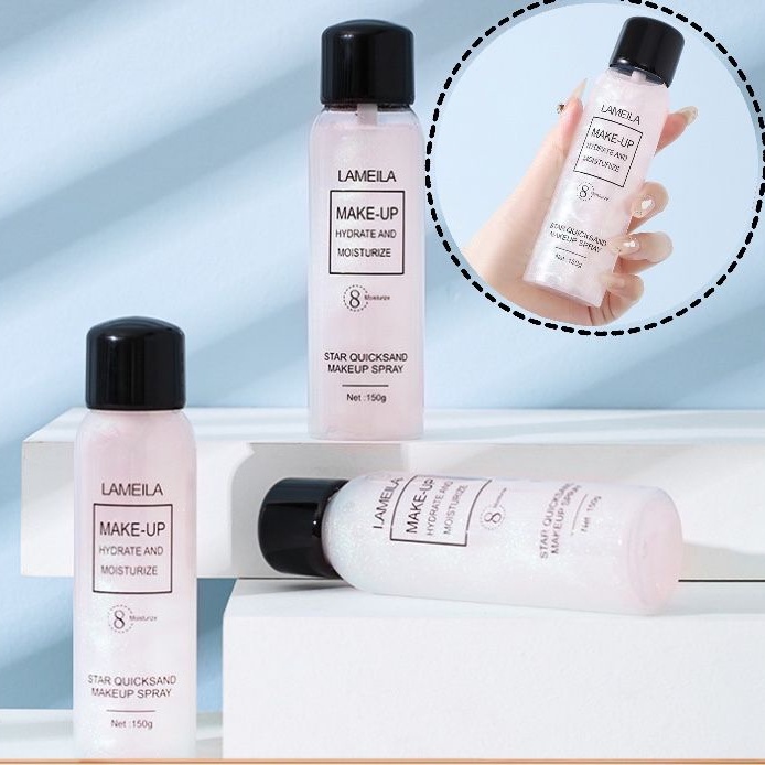 M3018 Lameila สเปรย์แต่งหน้า150ml แร่สเปรย์ล็อกเมคอัพ กัน​น้ำ