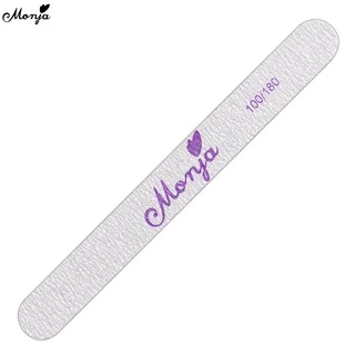 Monja ไฟล์เล็บ ตะไบขัดเล็บ 3 / 4 / 5 ชิ้น nail tips trimmer sanding grit manicure extension care design tools