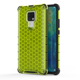 เคสโทรศัพท์แบบบางพิเศษแฟชั่นสําหรับ Huawei Mate 20X Tranparent Ultra-thin Hybrid Hard Bumper Honeycomb Phone Case