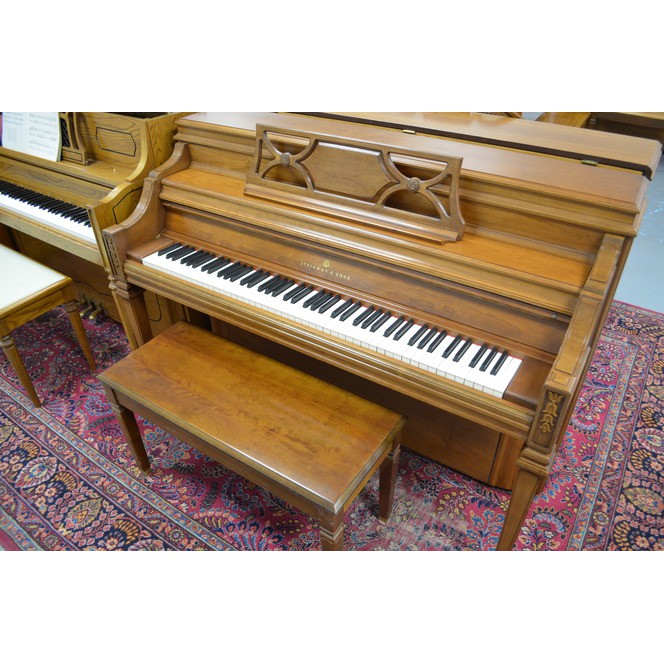 *หมด* Steinway & Sons Model F Upright Piano (Model 40 / 100) เปียโน Steinway มือสองอัพไรท์