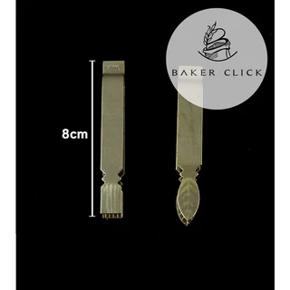 แหนบช่อม่วง แหนบทองเหลือง ขนาด 8cm.