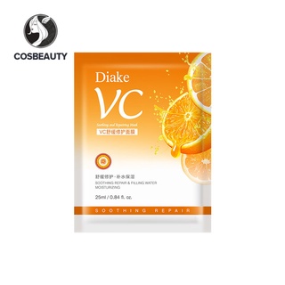 COSBEAUTY Diake แผ่นมาส์กหน้า แผ่นมาร์คหน้า ที่มาส์กหน้าอโลเวร่า ลดเลือนจุดด่างดำ