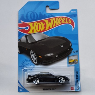 hot wheels Mazda rx7 รถเหล็ก สีดำ